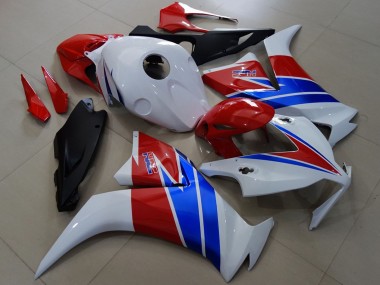 Affordable 2012-2016 Honda CBR1000RR Motorcycle Fairings - White Red Blue