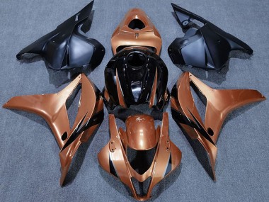 Affordable 2009-2012 Honda CBR600RR Motorcycle Fairings - Candy Orange Glossy Black