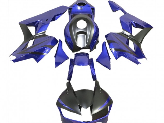 2013-2023 Honda CBR600RR Motorcycle Fairings - Blue Matte Black