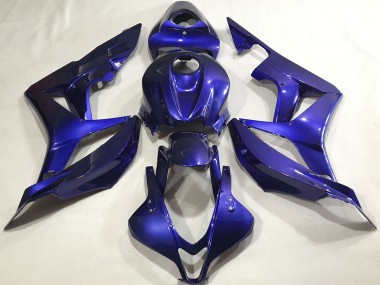 Affordable 2007-2008 Honda CBR600RR Motorcycle Fairings - Blue