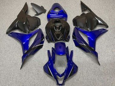 Affordable 2009-2012 Honda CBR600RR Motorcycle Fairings - Blue Glossy Black OEM Style
