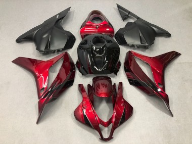 Affordable 2009-2012 Honda CBR600RR Motorcycle Fairing - Red Glossy Black OEM Style