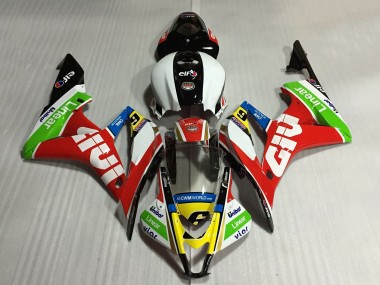 Affordable 2007-2008 Honda CBR600RR Motorcycle Fairings - White Red Green Yellow Glossy Black Givi 6