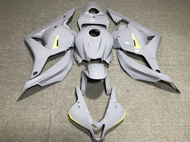 2009-2012 Honda CBR600RR Motorcycle Fairing - Nardo Grey Yellow