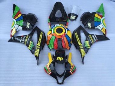 Affordable 2009-2012 Honda CBR600RR Motorcycle Fairings - HP Color Wheel 99