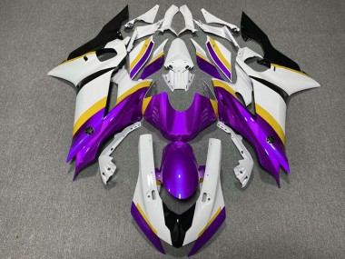 Affordable 2009-2012 Honda CBR600RR Motorcycle Fairings - White Orange Purple