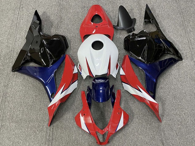 2009-2012 Honda CBR600RR Motorcycle Fairings - White Red Blue Glossy Black