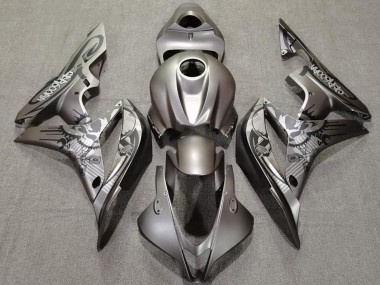 Affordable 2007-2008 Honda CBR600RR Motorcycle Fairing - Grey