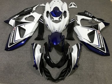 Affordable 2009-2016 Suzuki GSXR 1000 Motorcycle Fairings - Blue White Black