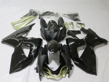 Affordable 2009-2016 Suzuki GSXR 1000 Motorcycle Fairings - Glossy Black Silver
