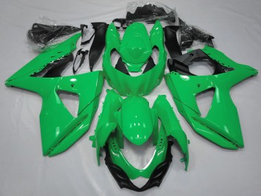 Affordable 2009-2016 Suzuki GSXR 1000 Motorcycle Fairing - Green Black