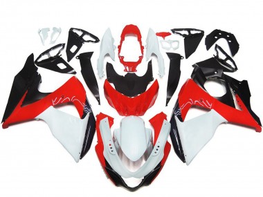 Affordable 2009-2016 Suzuki GSXR 1000 Motorcycle Fairing Kits - White Red Black