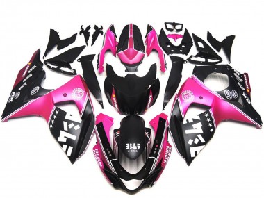 Affordable 2009-2016 Suzuki GSXR 1000 Motorcycle Fairings - Pink Black