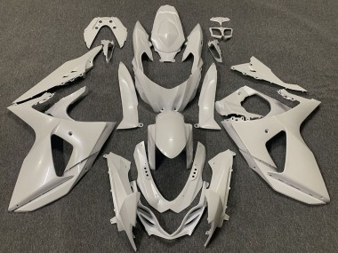 Affordable 2009-2016 Suzuki GSXR 1000 Motorcycle Fairing - Glossy White