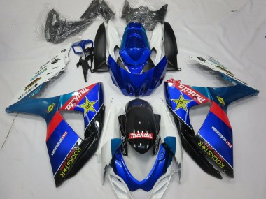 Affordable 2009-2016 Suzuki GSXR 1000 Motorcycle Fairings - Blue Red Black White RockStar