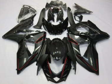 Affordable 2009-2016 Suzuki GSXR 1000 Motorcycle Fairings - Glossy Black Red