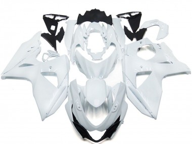 Affordable 2009-2016 Suzuki GSXR 1000 Motorcycle Fairings - Glossy White