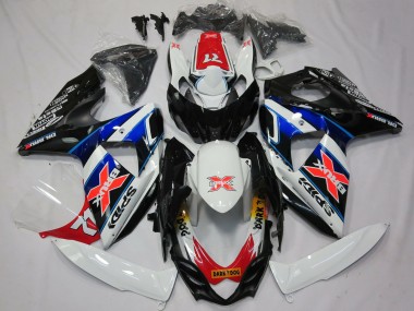 Affordable 2009-2016 Suzuki GSXR 1000 Motorcycle Fairings - White Blue Red Black X