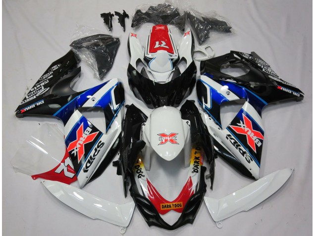 2009-2016 Suzuki GSXR 1000 Motorcycle Fairings - White Blue Red Black X
