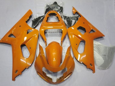 Affordable 2001-2003 Suzuki GSXR 600 / GSXR 750 Motorcycle Fairings - Sunrise Orange