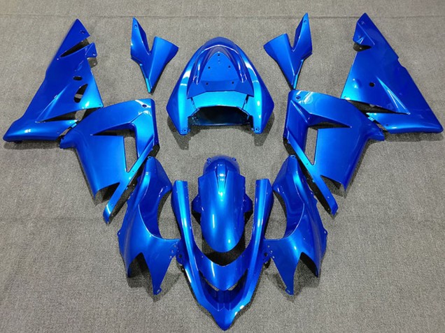 2004-2005 Kawasaki ZX10R Motorcycle Fairings - Bright Blue Pearl