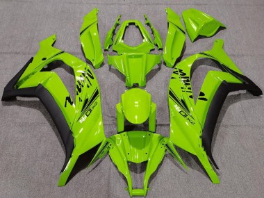 Affordable 2011-2015 Kawasaki ZX10R Motorcycle Fairings - Green Matte Black
