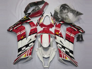 Affordable 2011-2015 Kawasaki ZX10R Motorcycle Fairings - Red Black White Yellow