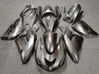 Affordable 2006-2011 Kawasaki ZX14R Motorcycle Fairings - Silver