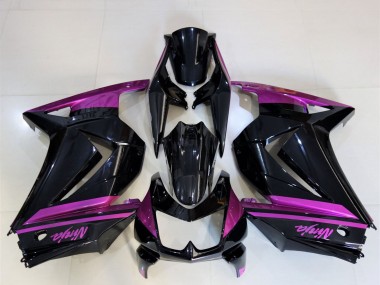 Affordable 2008-2012 Kawasaki Ninja 250 Motorcycle Fairings - Glossy Black Purple