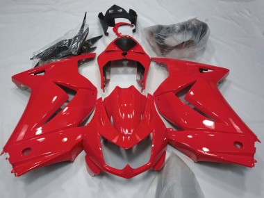 Affordable 2008-2012 Kawasaki Ninja 250 Motorcycle Fairings - Red