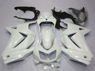 Affordable 2008-2012 Kawasaki Ninja 250 Motorcycle Fairings - Glossy White
