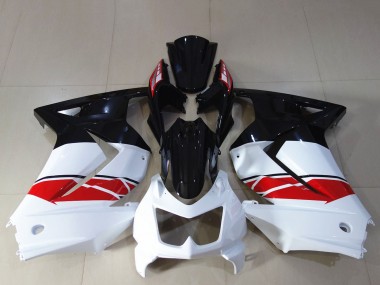 Affordable 2008-2012 Kawasaki Ninja 250 Motorcycle Fairing - White Red Glossy Black
