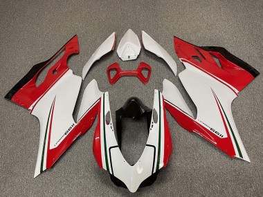 Affordable 2011-2014 Ducati 1199 Motorcycle Fairings - White Red Black Green