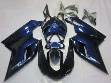 Affordable 2007-2014 Ducati 1098 Motorcycle Fairings - Deep Blue