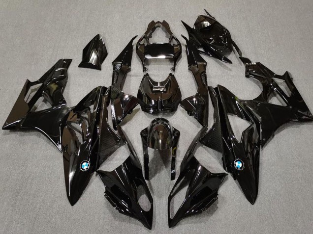 2009-2014 BMW S1000RR Motorcycle Fairings - Glossy Black