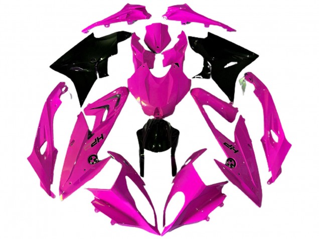 2009-2014 BMW S1000RR Motorcycle Fairings - Pink Glossy Black HP