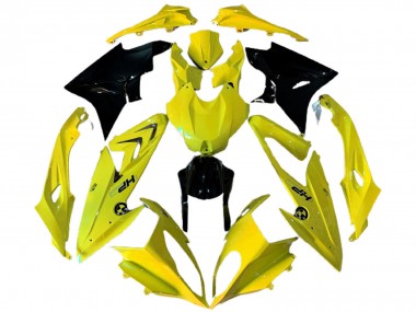 Affordable 2009-2014 BMW S1000RR Motorcycle Fairings - Yellow Glossy Black HP