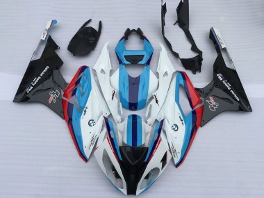 Affordable 2009-2014 BMW S1000RR Motorcycle Fairings - White Red Light Blue Glossy Black OEM Style