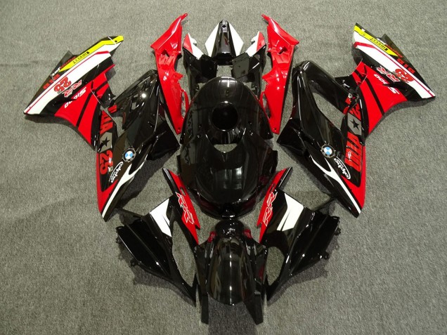 2015-2016 BMW S1000RR Motorcycle Fairings - White Red Yellow Glossy Black