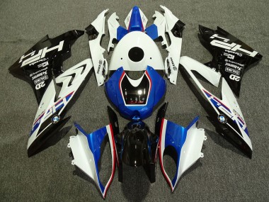 Affordable 2009-2014 BMW S1000RR Motorcycle Fairings - White Red Blue Glossy Black HP