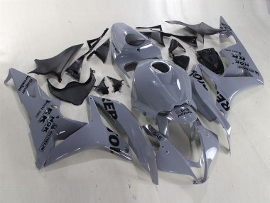 Affordable 2007-2008 Honda CBR600RR Motorcycle Fairings - Nardo Grey Black Repsol