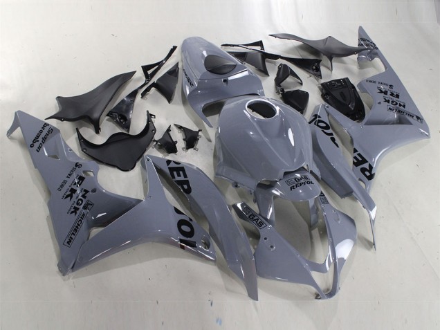 2007-2008 Honda CBR600RR Motorcycle Fairings - Nardo Grey Black Repsol