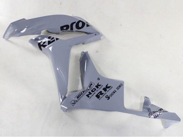 2007-2008 Honda CBR600RR Motorcycle Fairings - Nardo Grey Black Repsol