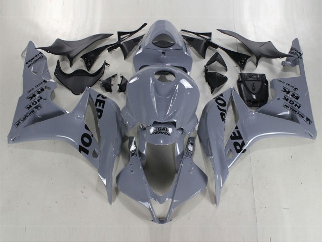 2007-2008 Honda CBR600RR Motorcycle Fairings - Nardo Grey Black Repsol