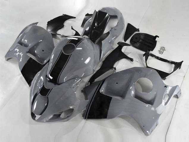 1996-2007 Suzuki GSXR 1300 Hayabusa Motorcycle Fairings - Nardo Grey Black No Decal