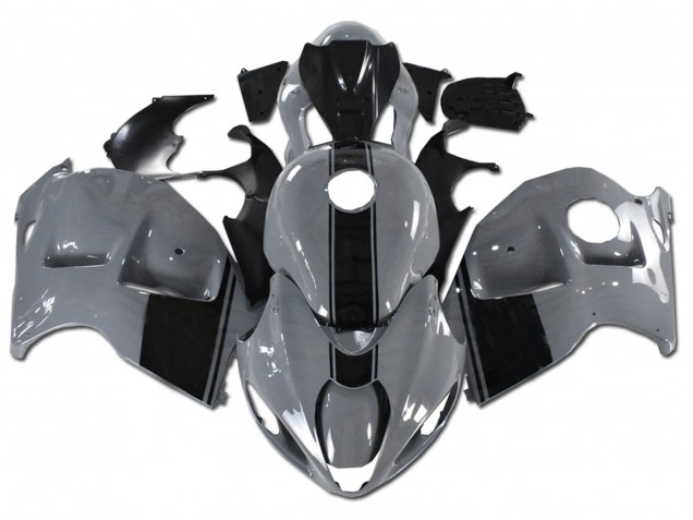 1996-2007 Suzuki GSXR 1300 Hayabusa Motorcycle Fairings - Nardo Grey Black No Decal
