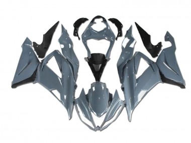Affordable 2013-2018 Kawasaki ZX6R Motorcycle Fairings - Nardo Grey