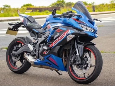 Affordable 2019-2025 Kawasaki ZX25R ZX-25R Motorcycle Fairings - Blue Red Grey
