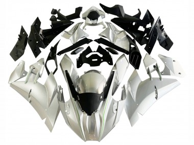 Affordable 2015-2022 Kawasaki Ninja H2 Motorcycle Fairings - Silver