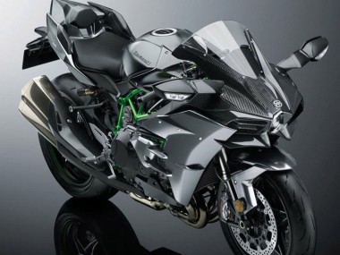 Affordable 2015-2022 Kawasaki Ninja H2 Motorcycle Fairing - Grey